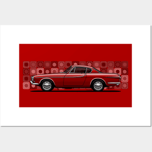 The beautifull swedish coupé!l Posters and Art